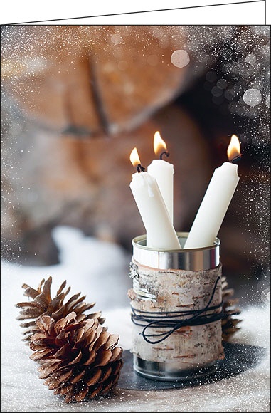 Weihnachtskarten "Finnischer Kerzenzauber"