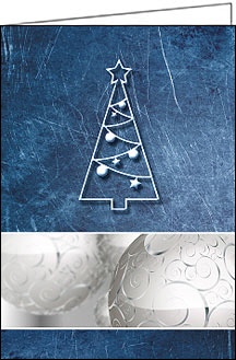 Weihnachtskarte, Design Weihnachtsbaum, A5 hoch