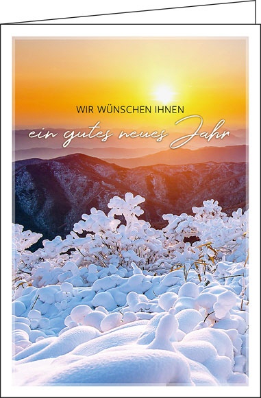 Weihnachtskarten "Abendrot 03"