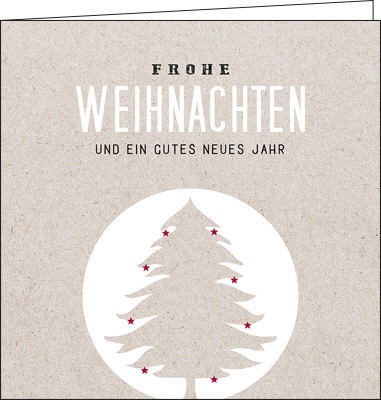 Weihnachtskarten "Christmas in White"