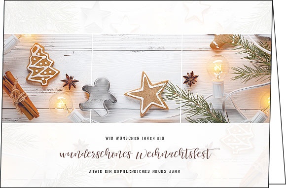 Weihnachtskarten "frohes Fest" im vintagestyle