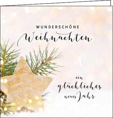 Weihnachtskarten "klassisch und heimelig"