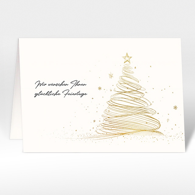 Weihnachtskarte mit "Happy Moments"