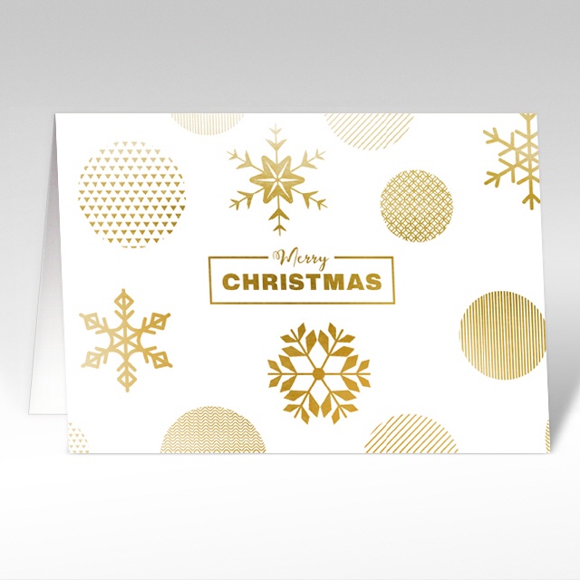 "Schneeflockenzauber" in gold