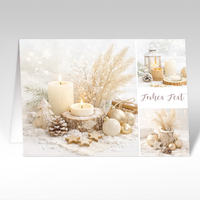 Weihnachtskarte "Frohes Fest"