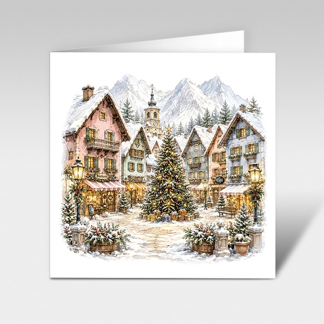 Weihnachtskarte "Weihnachtsidylle"