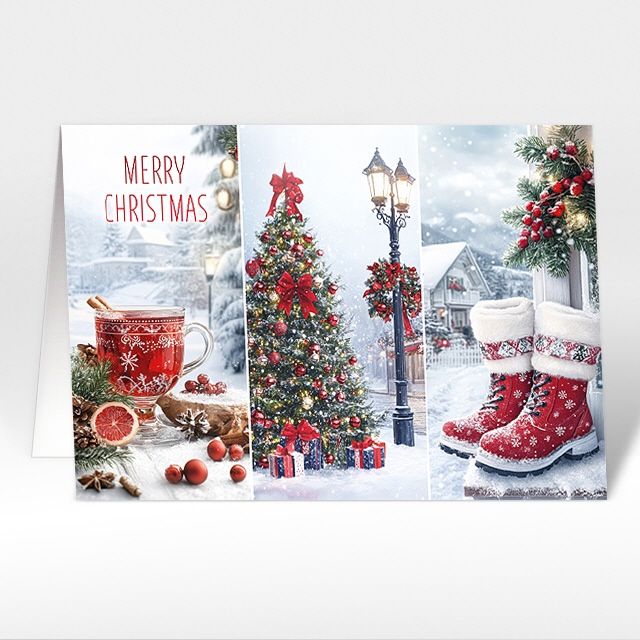 Weihnachtskarten "Warm ums Herz"
