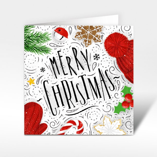 Weihnachtskarten "crazy christmas"