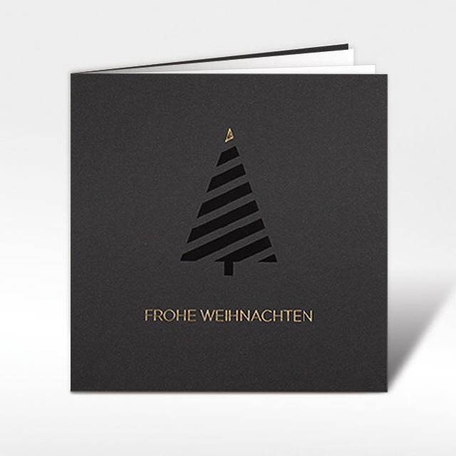 Weihnachtskarten "Edler Weihnachtsbaum 02"