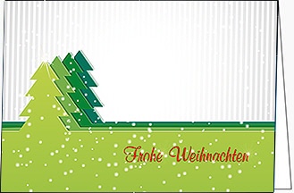 Weihnachtskarte, Frohe Weihnachten, A5 quer